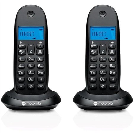 TELEFONO MOTOROLA C1002 CB+ DECT  WIRELESS BLACK ( 2UD )