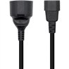 CABLE AISENS ADAPTADOR C14 MACHO A SCHUKO HEMBRA