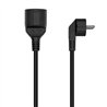 CABLE ALIMENTACION ALARGADOR AISENS CEE7 M/ CEE7 H 5M BLACK