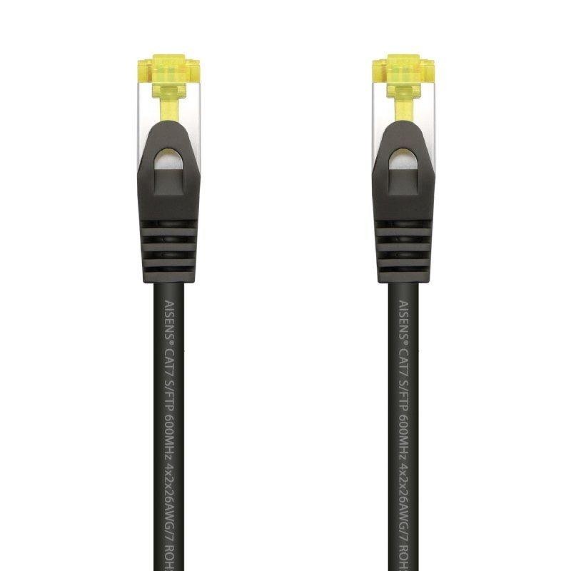 CABLE DE RED CAT.7 S/FTP 0.25M AISENS BLACK