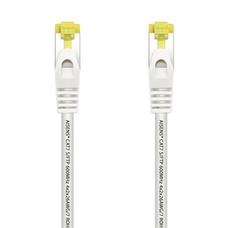 CABLE DE RED CAT.7 S/FTP 0.25M AISENS WHITE