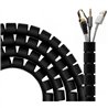 ORGANIZADOR DE CABLE AISENS FLEXIBLE 25MM 2M BLACK