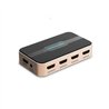 DUPLICADOR VENTION 4XHDMI HEMBRA - HDMI MACHO GOLD/BLACK