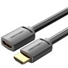 CABLE HDMI 4K ALARGADOR VENTION AM/AH 1M BLACK